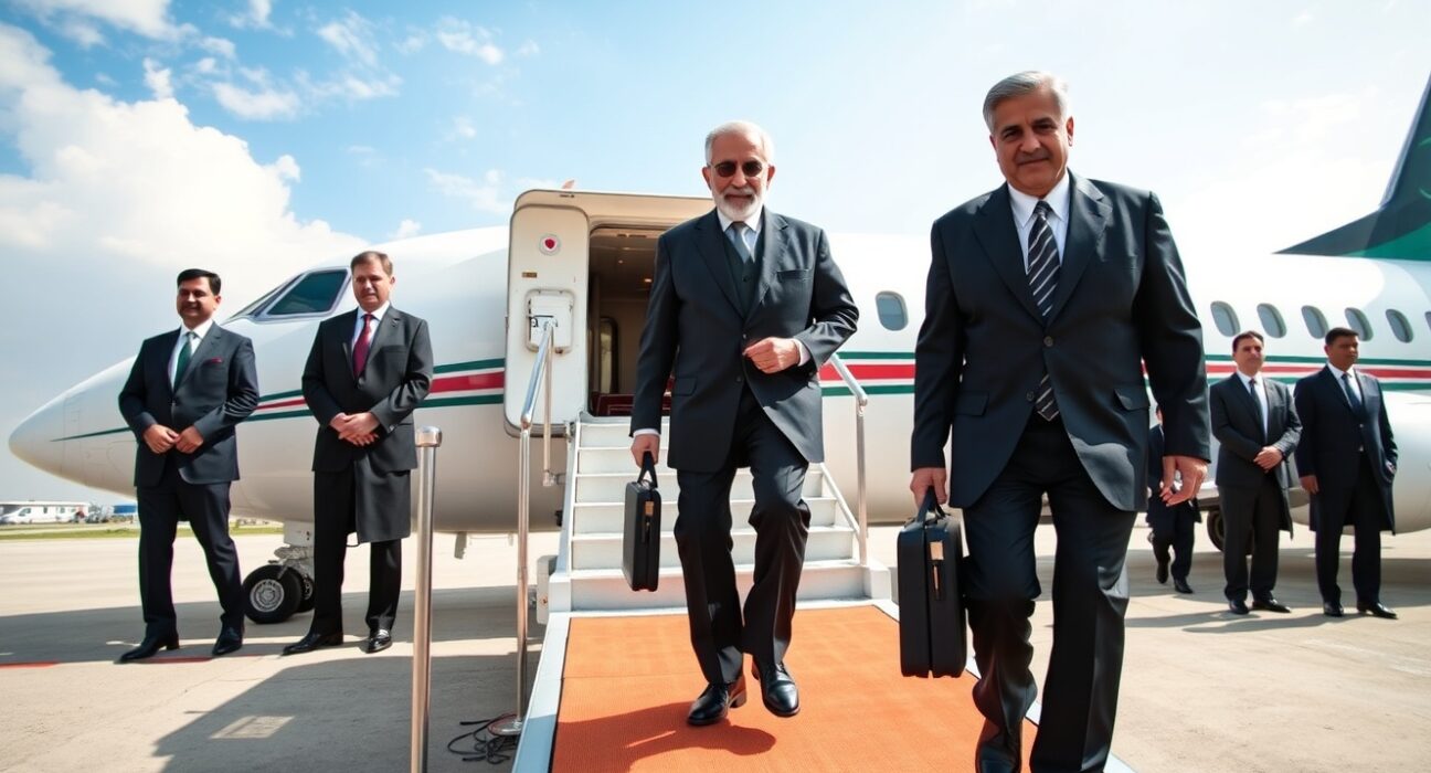 Iranian Foreign Minister Abbas Araghchi arrives in Pakistan for peace talks with the United States, signaling a new phase in diplomatic negotiations.