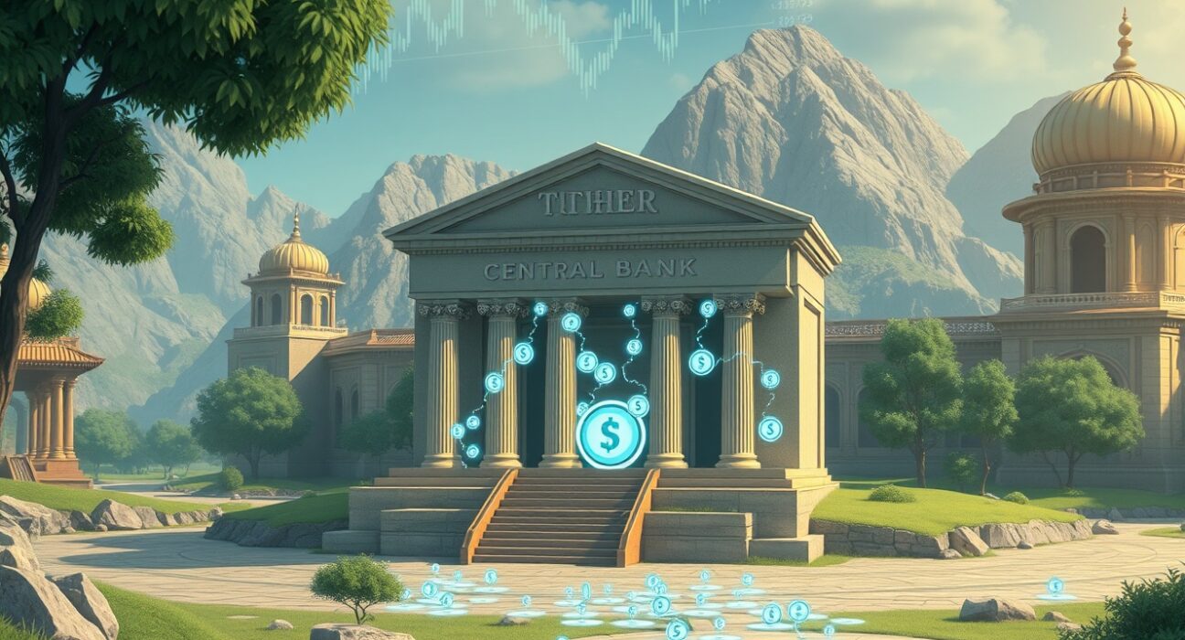 Iran central bank USDT purchase for rial defense and international trade settlements