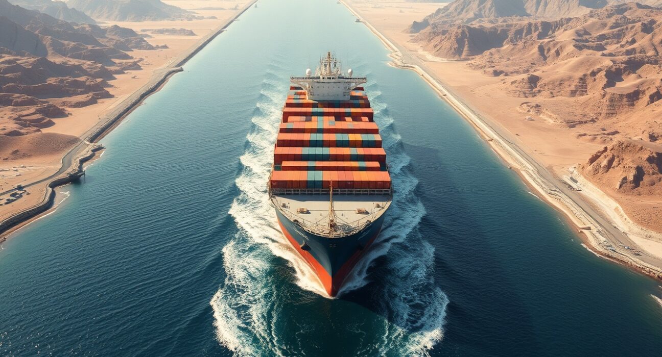 Strategic control of the Strait of Hormuz by Iran affecting global oil shipping routes.