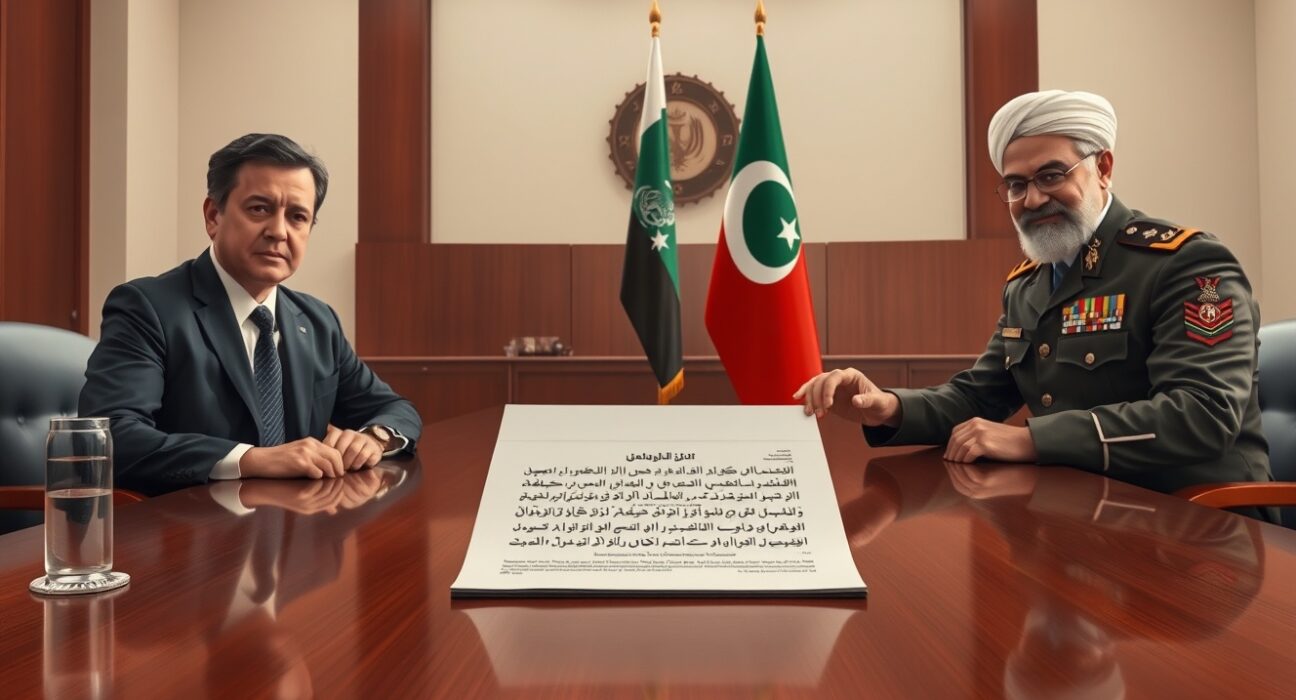 Diplomatic meeting in Islamabad over Iran's 10-point demand list to the United States.