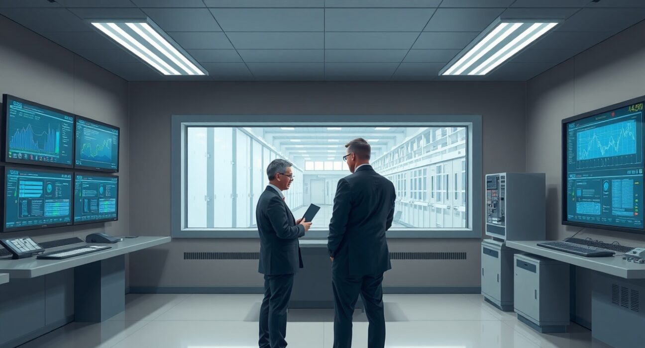 International nuclear inspectors monitoring Iran's enriched uranium transfer agreement at a secure facility.