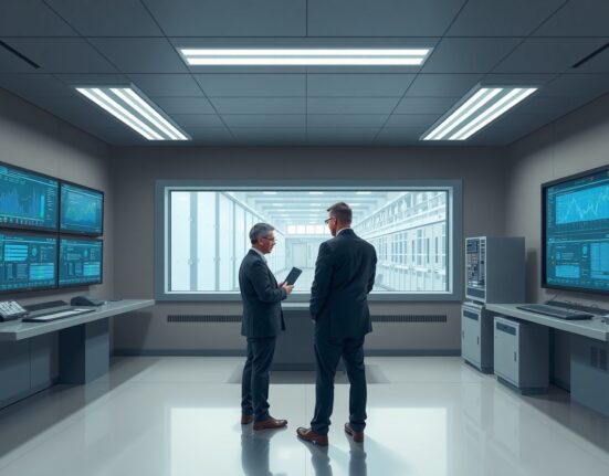 International nuclear inspectors monitoring Iran's enriched uranium transfer agreement at a secure facility.