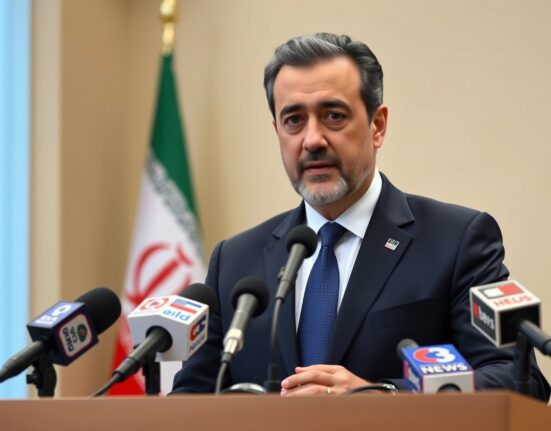 Iranian Foreign Minister Abbas Araghchi speaking about rejecting ceasefire and demanding war end