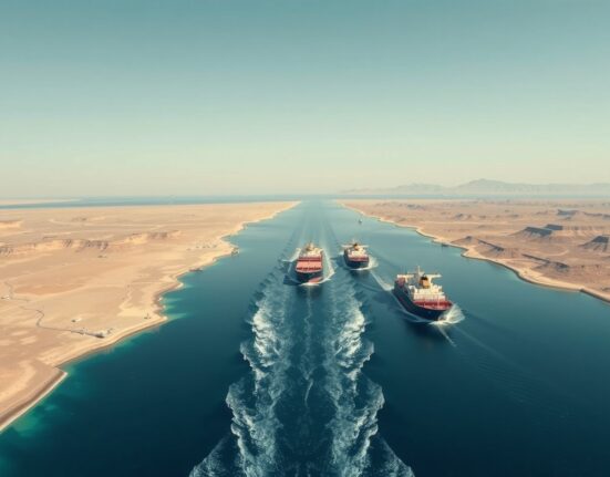 Strategic view of the Strait of Hormuz showing Iran's key pressure point on global energy shipping routes.