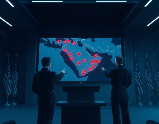 US military commanders brief President Trump on Iran military options in a strategic planning session