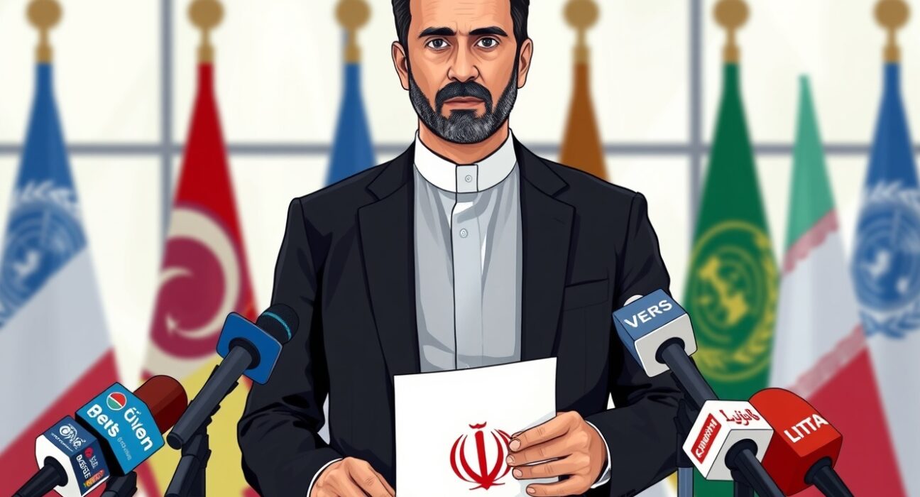 Iranian diplomat denies reports about nuclear program abandonment at UN press conference