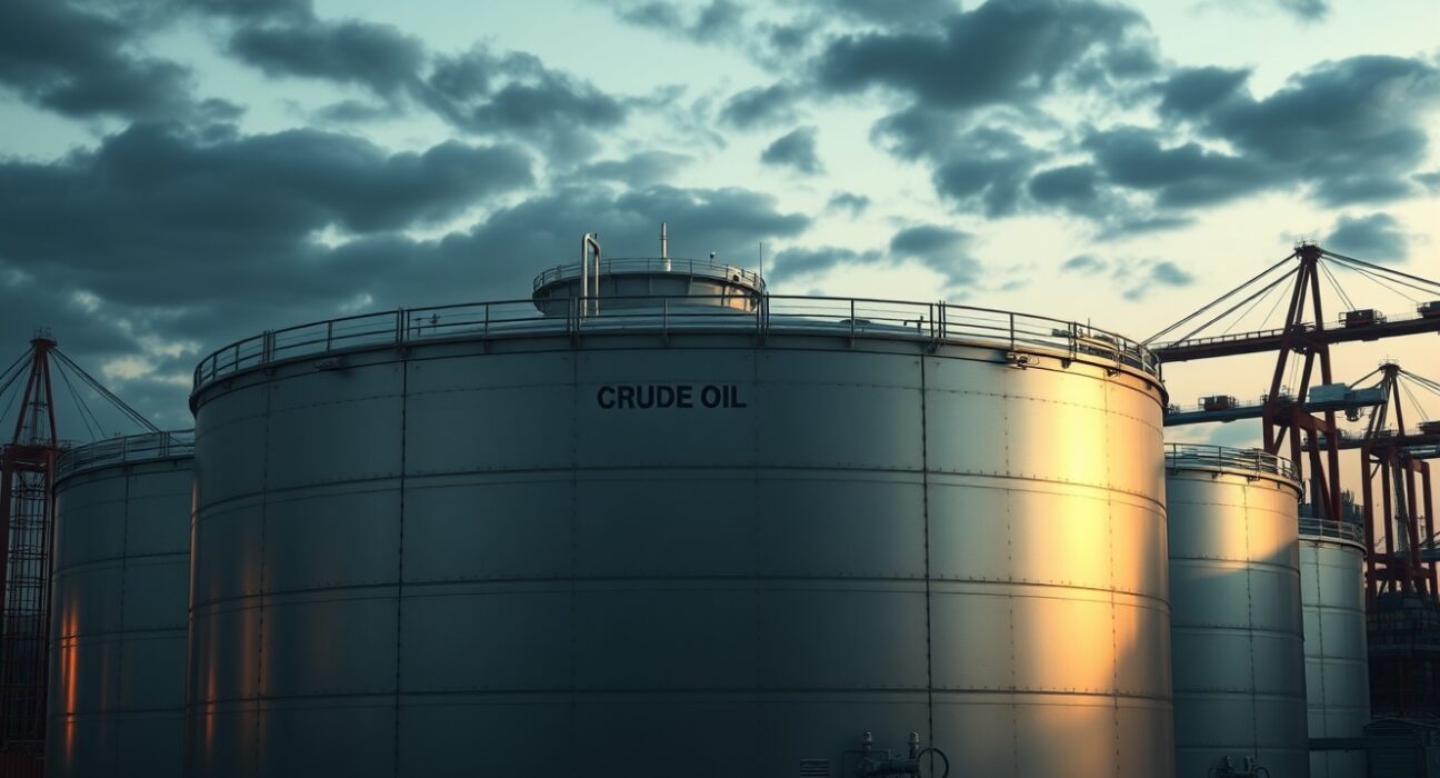 Iran crude oil storage tanks at capacity with potential US Navy blockade threatening exports