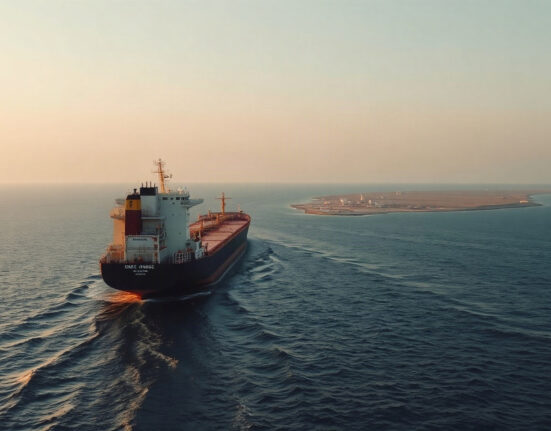 Oil tanker transits the Strait of Hormuz as Iran and Oman discuss interim reopening.