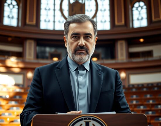 Iranian Parliament Speaker Mohammad Bagher Ghalibaf declares Iran's rejection of ceasefire in Middle East conflict