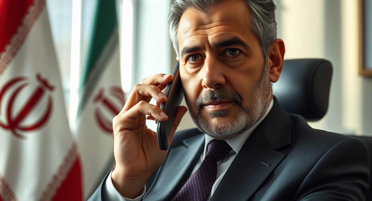 Iranian Foreign Minister Abbas Araghchi discussing permanent war resolution demands in diplomatic setting