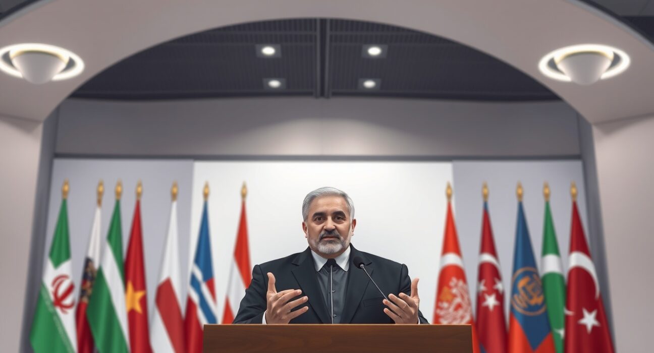 Iranian Deputy Foreign Minister Khatibzadeh speaking at Antalya Diplomacy Forum about regional conflict resolution