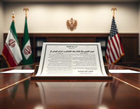 Iran rejects US proposal to end war with diplomatic document showing 10 articles including sanctions and Strait of Hormuz demands.