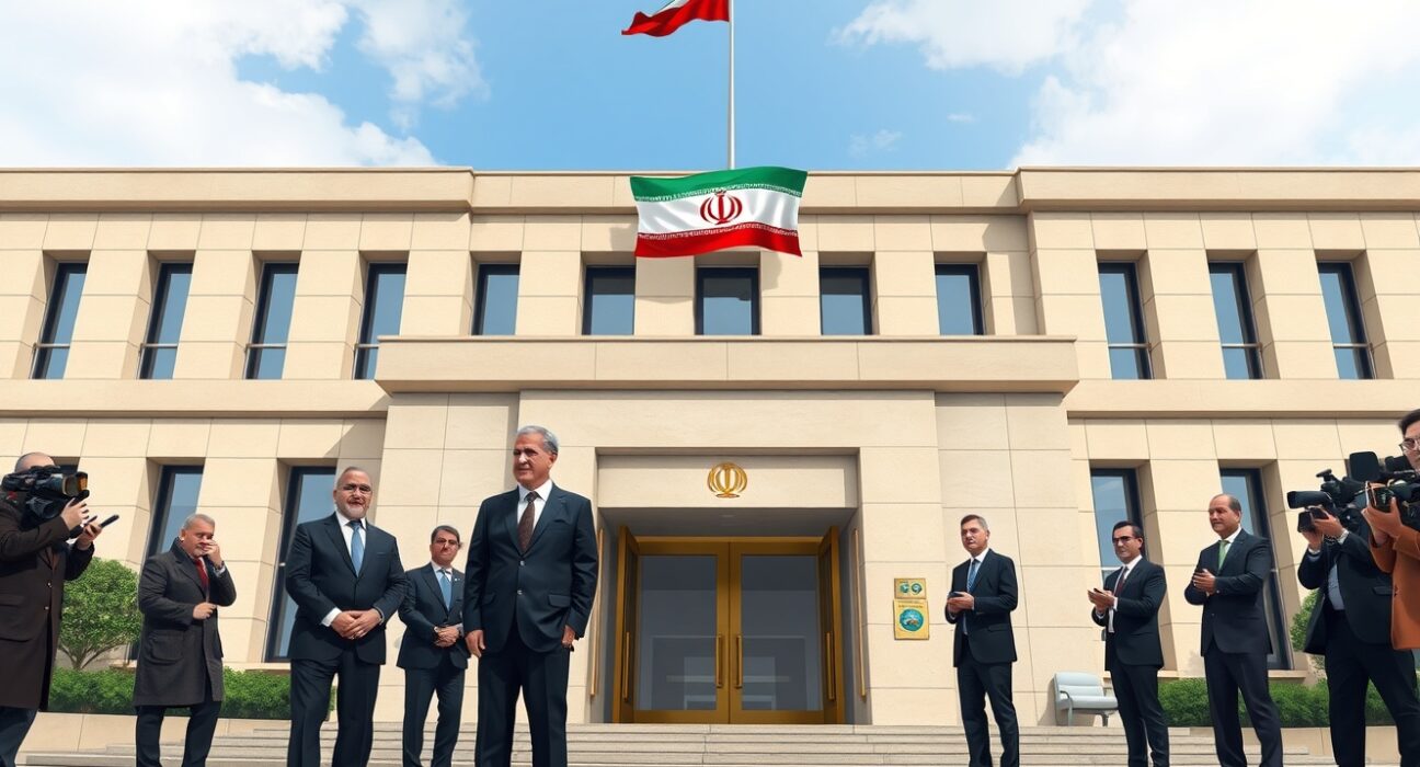 Iran Tasnim denies Qalibaf report showing Parliament Speaker and Foreign Minister at Tehran Parliament building