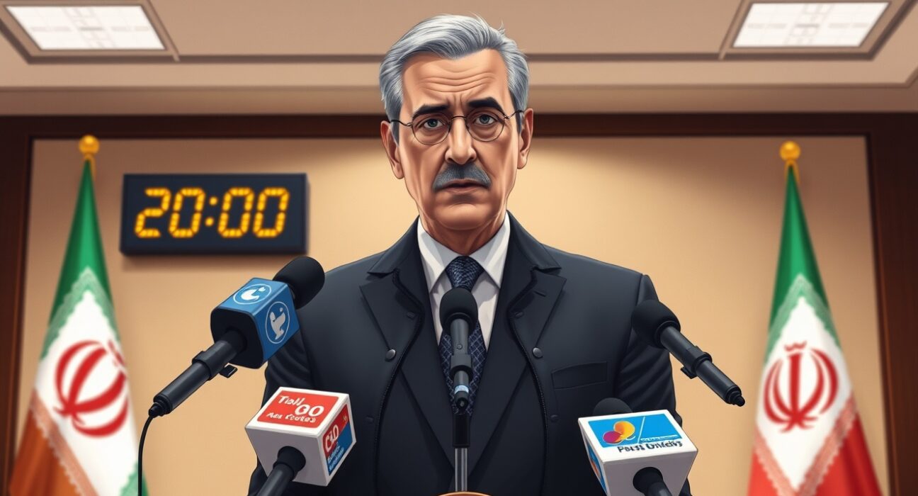 Iranian official issues 20-hour ultimatum to Donald Trump during geopolitical crisis briefing