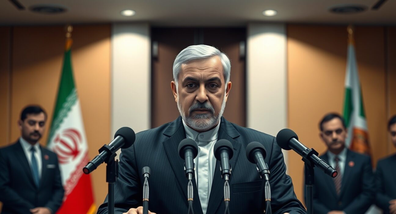 Iranian Foreign Ministry spokesperson addressing ceasefire violation accusations against the United States