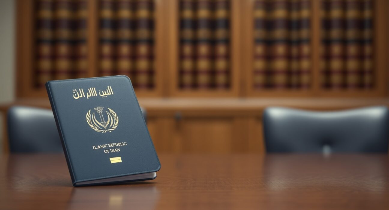 Diplomatic passports of Iran and the United States symbolizing open communication channels.