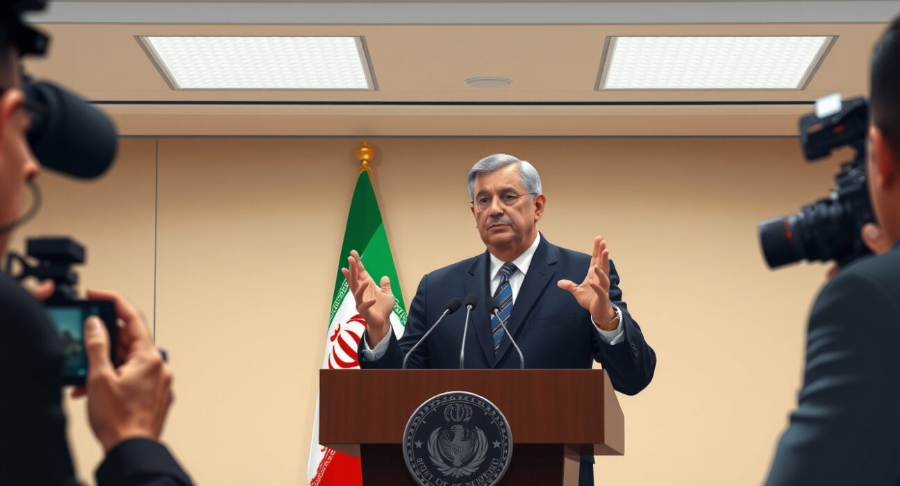 Iranian official demands US intervention to stop Israeli attacks on Lebanon during press conference