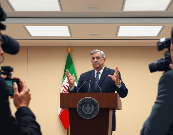 Iranian official demands US intervention to stop Israeli attacks on Lebanon during press conference