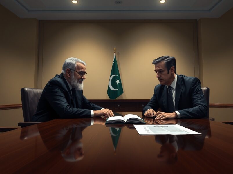 Iran and US diplomats in a breakthrough negotiation session in Pakistan