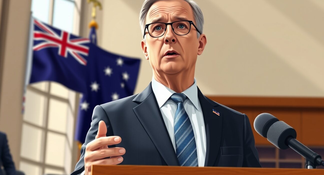 Australian Treasurer Jim Chalmers warns about Iran conflict impact on inflation and GDP growth during Canberra press briefing.