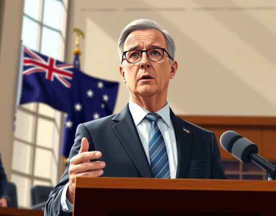 Australian Treasurer Jim Chalmers warns about Iran conflict impact on inflation and GDP growth during Canberra press briefing.