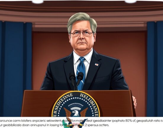 US Vice President JD Vance delivers statement on Iran war timeline at White House briefing.