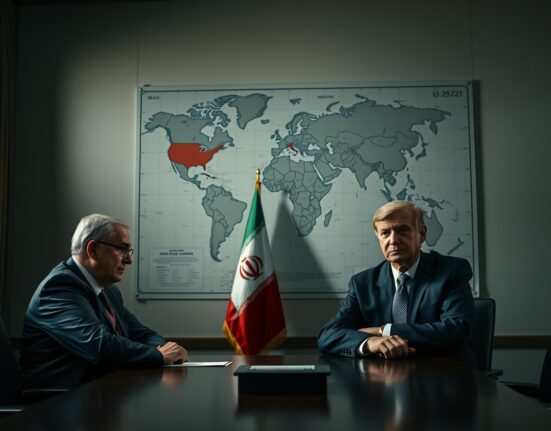 Iranian and US officials in a tense diplomatic meeting over regional security