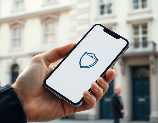 Ireland's digital wallet age verification test on a smartphone for online child protection.