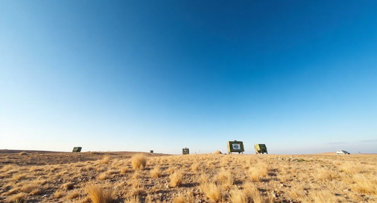 Calm landscape at the Israel-Lebanon border representing the new ceasefire agreement.
