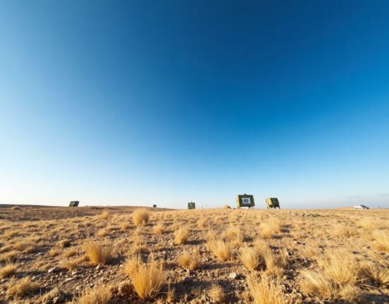 Calm landscape at the Israel-Lebanon border representing the new ceasefire agreement.