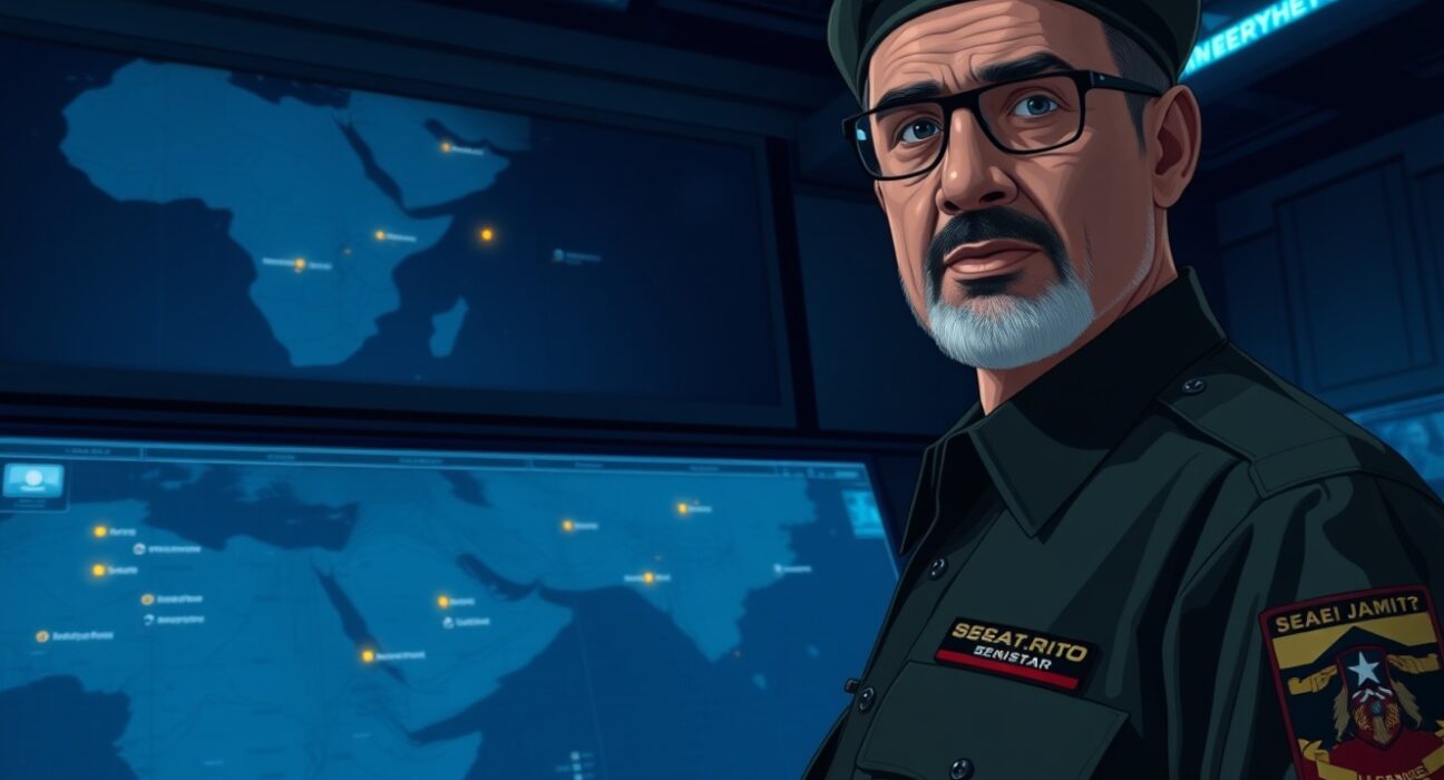 Israeli Defense Minister Katz ordering strikes on Iranian national infrastructure in military command center