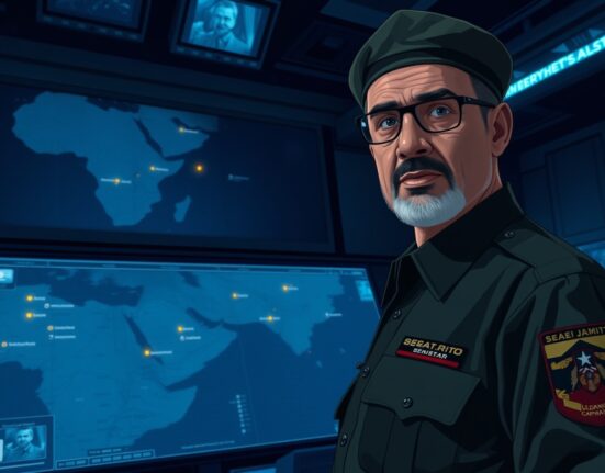 Israeli Defense Minister Katz ordering strikes on Iranian national infrastructure in military command center