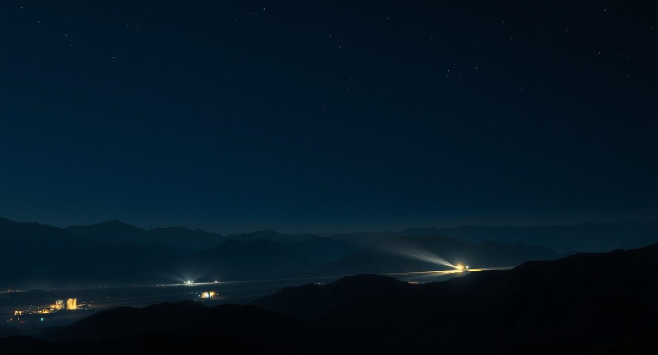 Breaking news image of military tensions in western Iran following Israeli strikes.