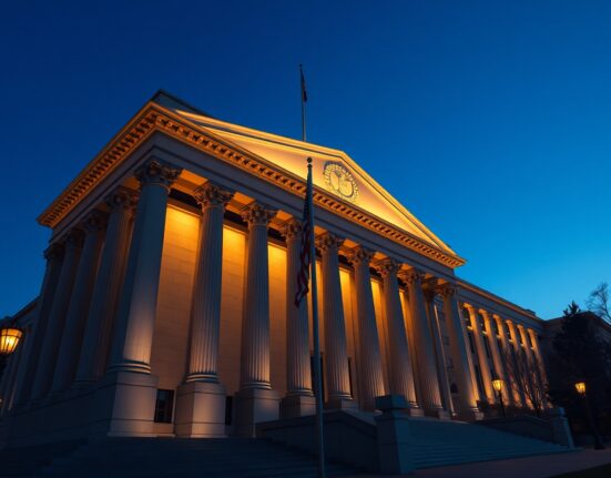 U.S. State Department building in Washington D.C. where historic Israel-Lebanon talks are being held.