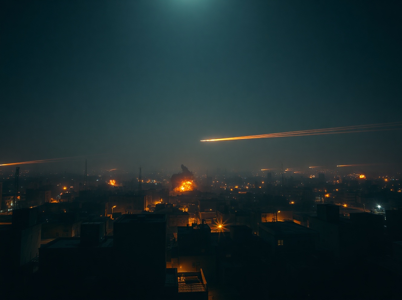 Israeli Air Force Strikes Military Targets in Western and Central Iran After Missile Attacks