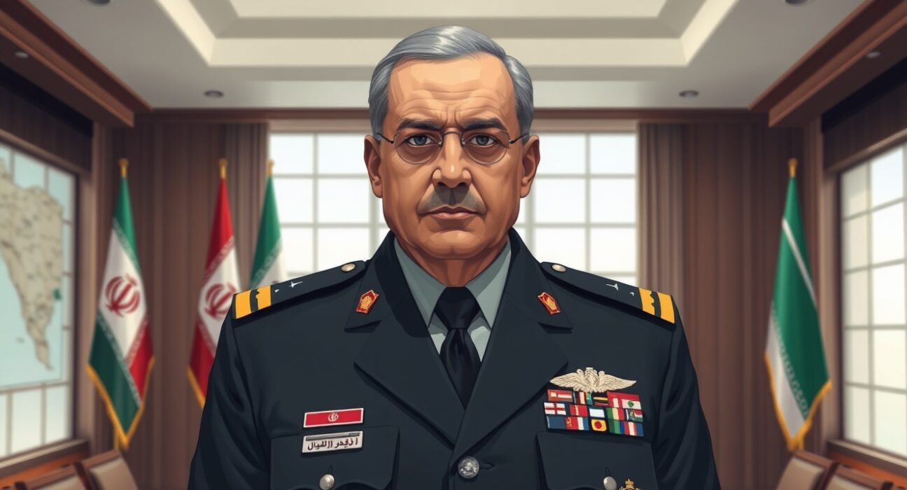 Iranian security chief in Tehran following Israeli military strikes in the escalating Middle East conflict.