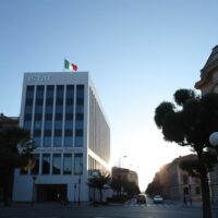 ISTAT headquarters in Rome, Italy, representing official inflation data release