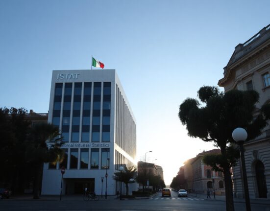 ISTAT headquarters in Rome, Italy, representing official inflation data release