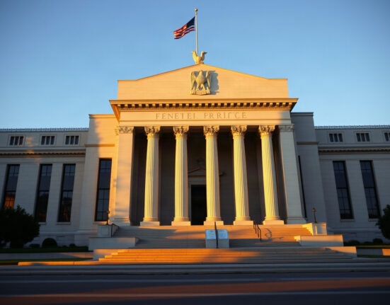 Federal Reserve building in Washington D.C. ahead of Jackson Hole symposium.