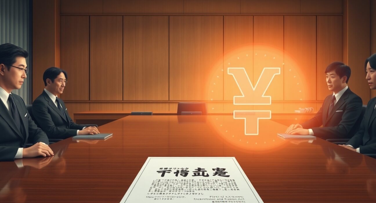 Japan's cabinet approves the cryptocurrency financial product bill in a government meeting.