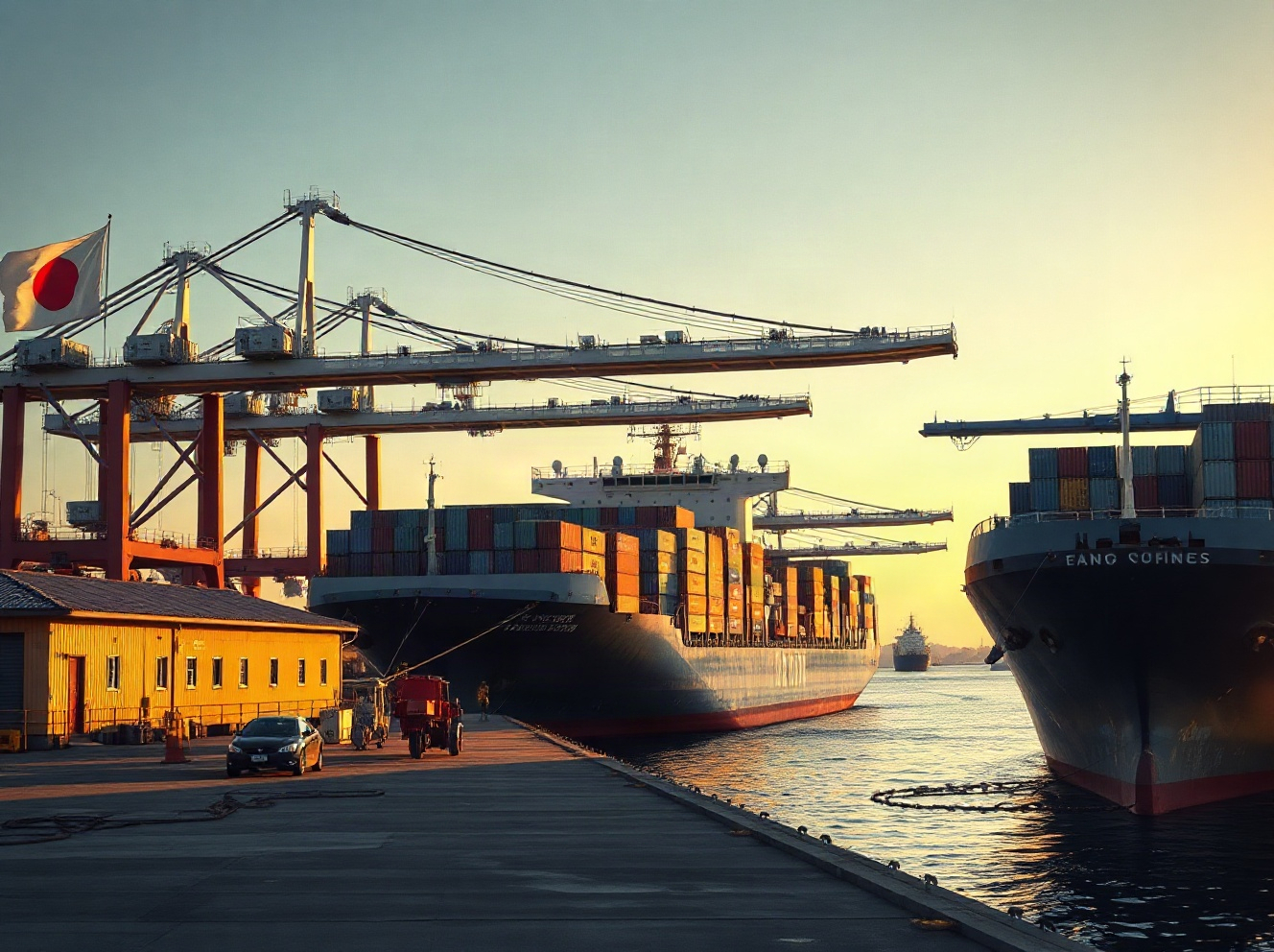 Japan Exports Surge 23.2% in July, Beating Forecasts on Robust Global Demand