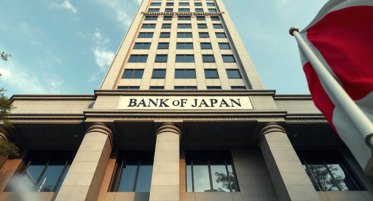 Bank of Japan headquarters in Tokyo, representing Japan's foreign reserves management.