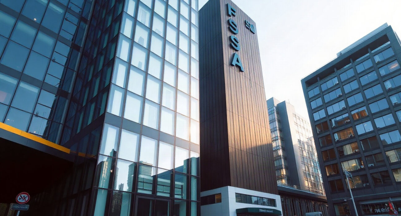 Exterior of the Japanese Financial Services Agency building in Tokyo