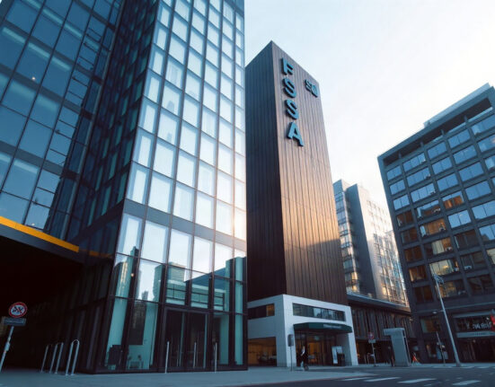 Exterior of the Japanese Financial Services Agency building in Tokyo