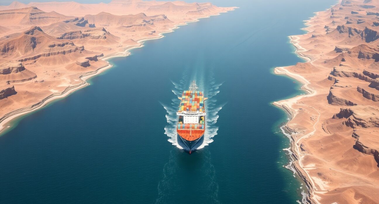 Strategic importance of the Strait of Hormuz for global shipping and energy security.