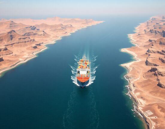 Strategic importance of the Strait of Hormuz for global shipping and energy security.