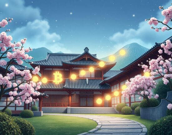 Japanese corporate cryptocurrency adoption strategy with blockchain integration in 2025