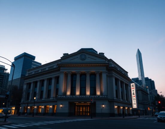 Bank of Japan headquarters signaling monetary policy shift affecting Japanese Yen valuation