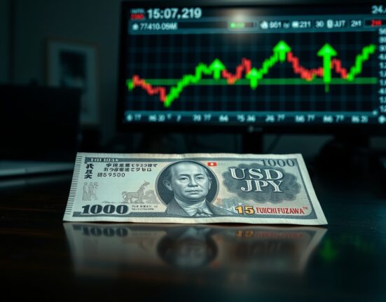 Japanese yen banknote with forex chart in background illustrating BOJ rate hike analysis