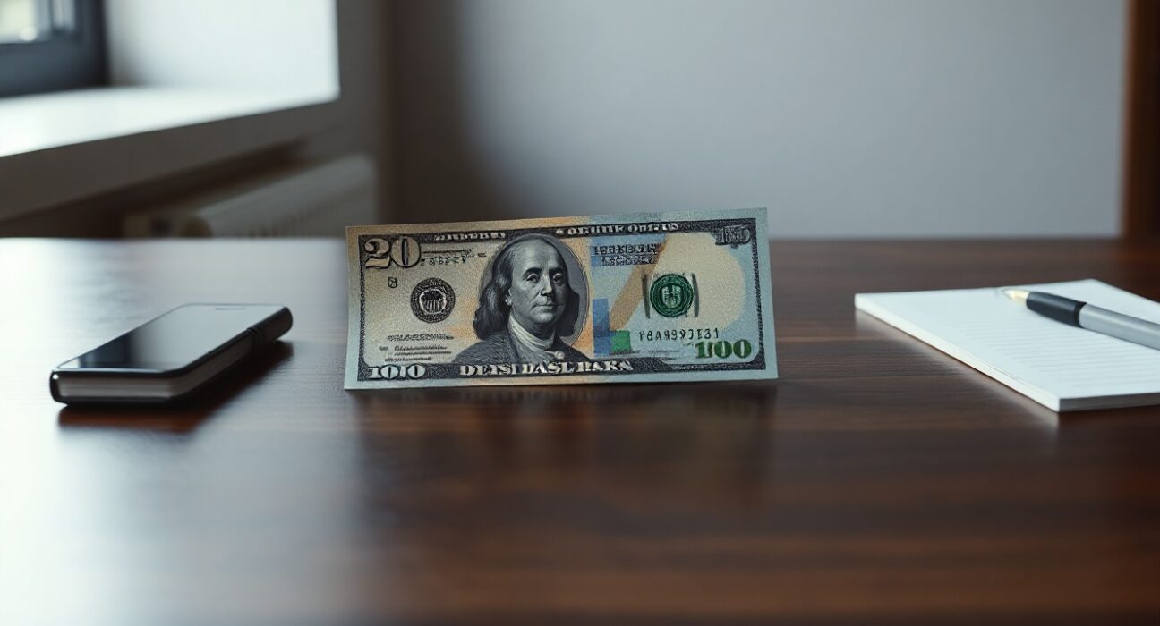 Japanese yen and US dollar banknotes on a desk representing forex market movements